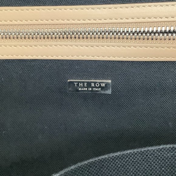 The Row Beige Leather Small Bowler Satchel - Picture 5 of 7